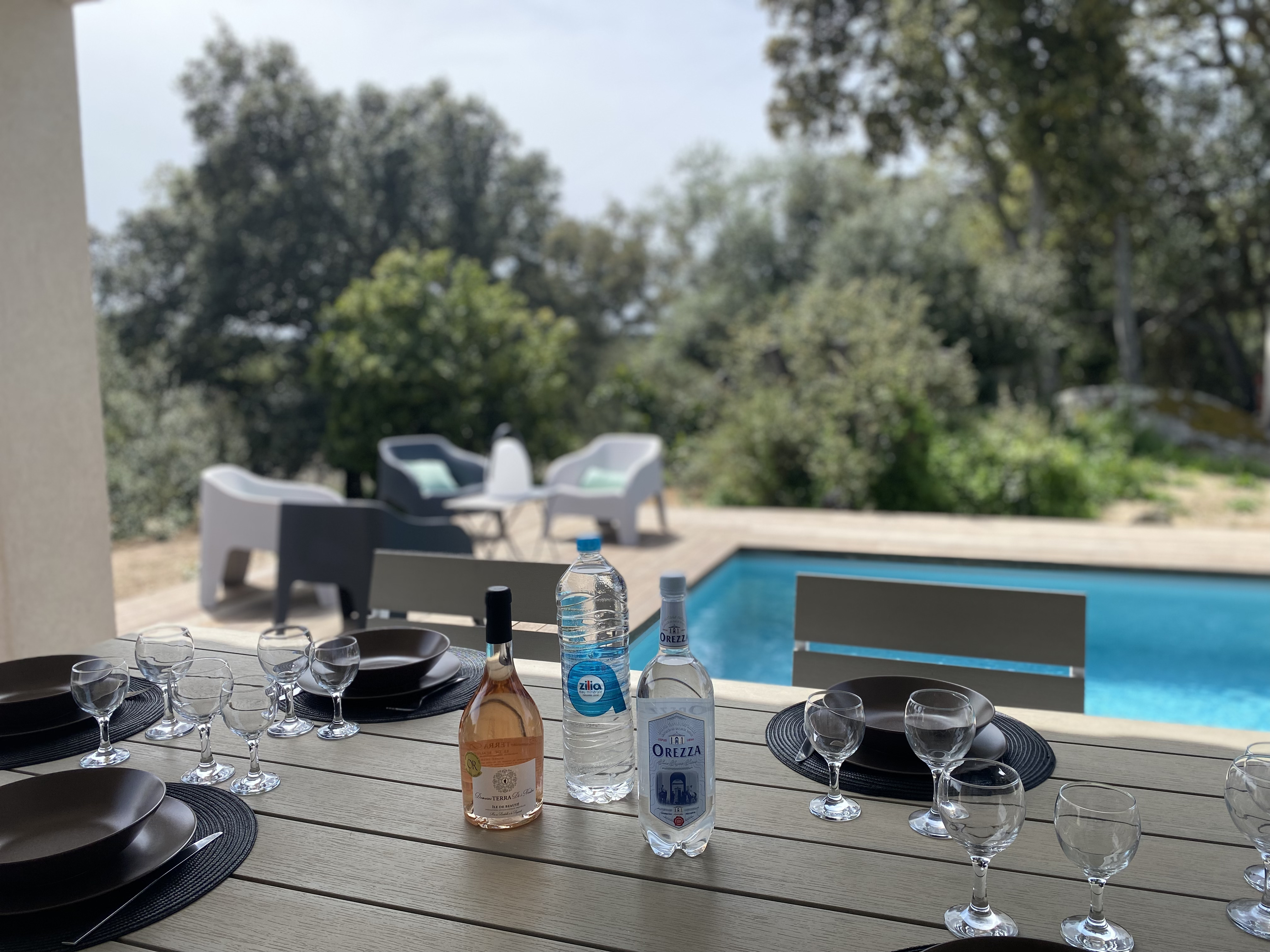Vue panoramique espace repas